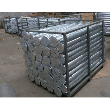 Steel Helix Screw Anchor Flange Screw Pile Foundation