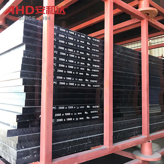 black flame retardant pc sheet