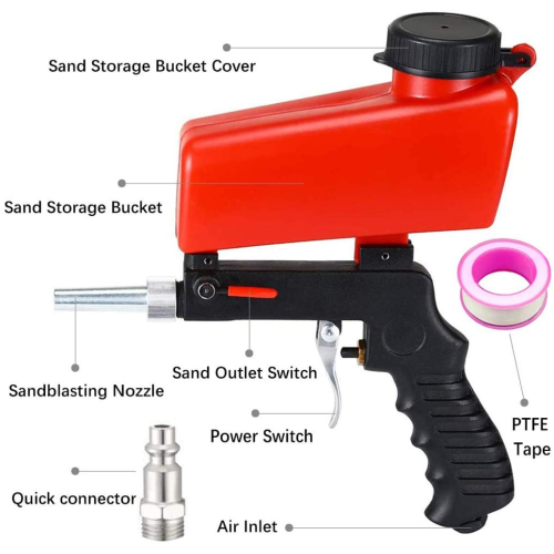 Kit de pistolet sandblaster sand blaster