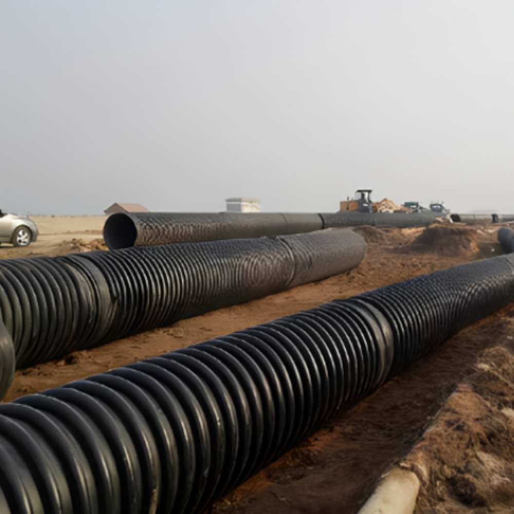 Steel Band Reinforced Polyethylene (PE) Spiral Bellows6