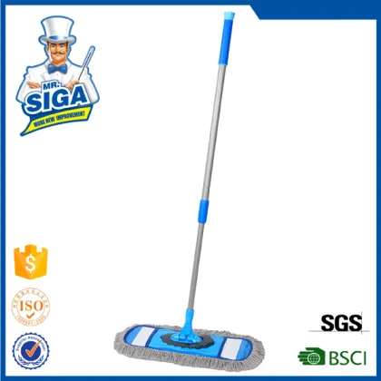 Mr.SIGA 2015 hot sale telescopic handle flat cotton twitter mop