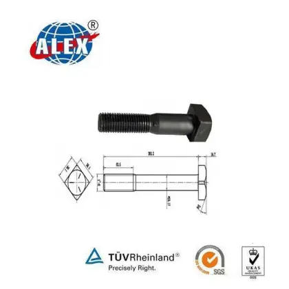 Square Head Bolts High tensile, Railway parts supplier Square Head Bolts, Railroad parts Square Head Bolts