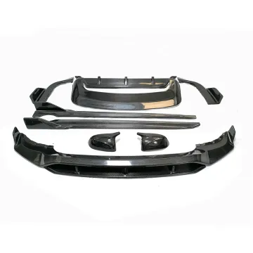 X5 G05 M Sport Carbon Fiber Body Kit - Front Lip, Rear Diffuser, Side Skirts, Spoiler