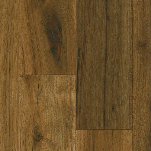 Plancher de bois franc massif en hickory américain