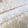 Tissu de maille de dentelle de robe quotidienne de filles brodées populaires