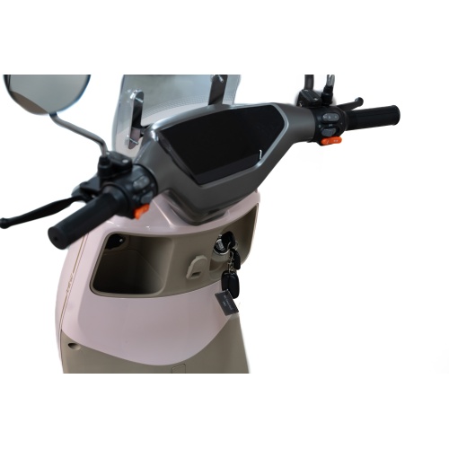 Soft Pink and Beige Electric Scooter