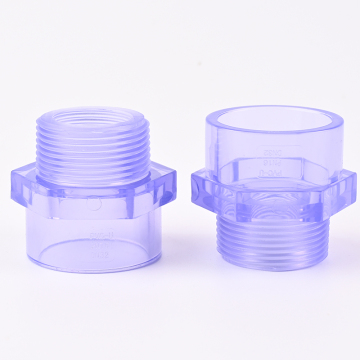 Clear PVC Male Adapter
