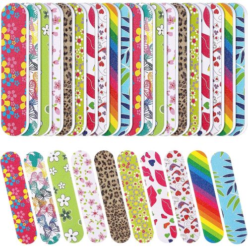 double-sided colourful nail file