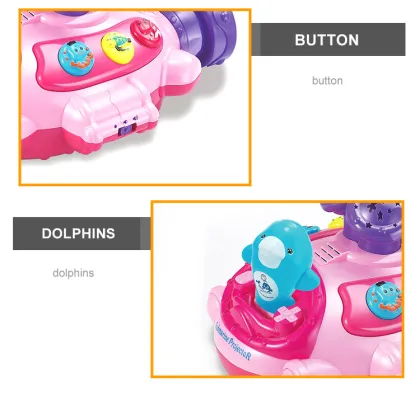 B/O toy baby projector can taletelling with light