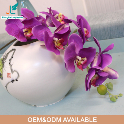 wedding decoration white artificial flower moth orchid wholesale