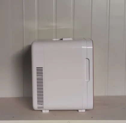 10L Pink Glass Cosmetics Mini Fridge