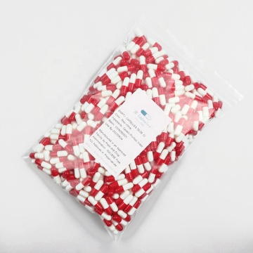 Red White Blue HPMC Vegetable Capsules - Empty Hard Shells in Sizes 00, 0, 1, 2 (1000Pcs/10000Pcs)