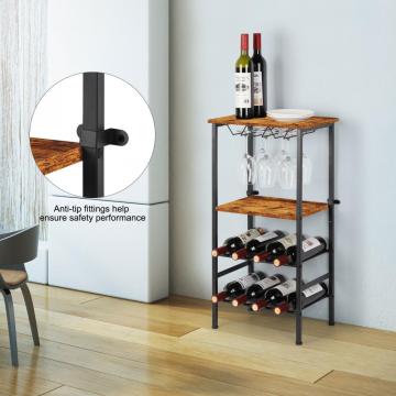 Floor Wine Bar Schrank mit Glashalterregal