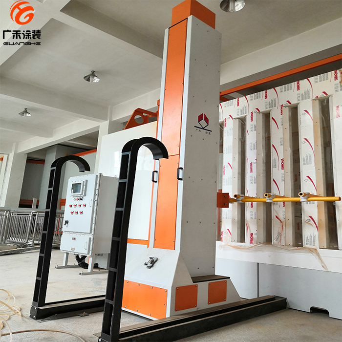 Aluminum profile powder coating machine