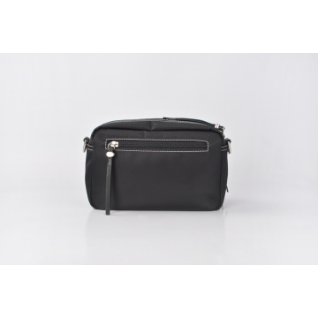 Borsa da donna in nylon nero resistente ai graffi impermeabile