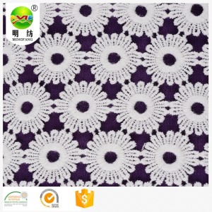 new arrival cotton embroidery textile lace dress fabric