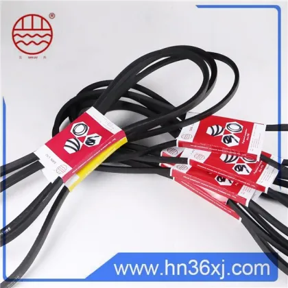 China famous brand universal three v-belt, running belt with material NR 30%