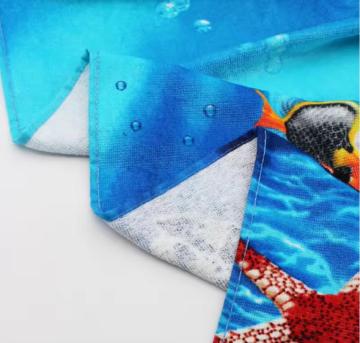 100% cotton beach towel with customized printing logo