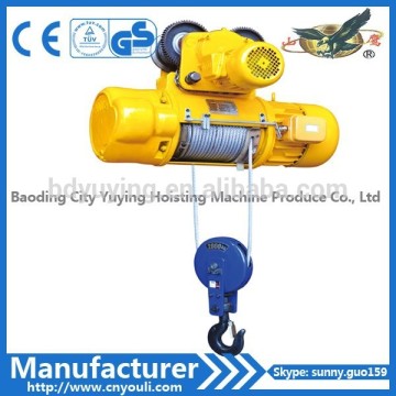wire rope winch CD1 type 5 ton crane