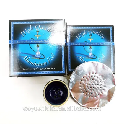 Tableware charcoal heating smoke tool Carbon shisha hookah Tin foil aluminum foil