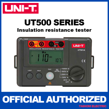 UNI-T UT502A Digital Insulation Resistance Meter Tester Megohmmeter Highly Voltmeter Continuity Tester w/LCD Backlight