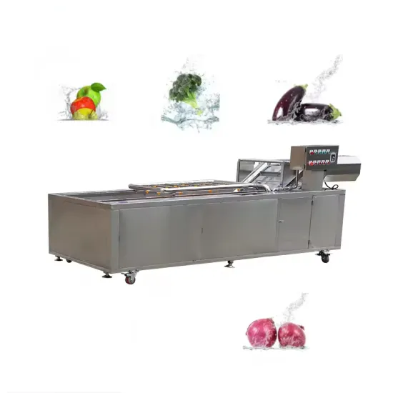 Industrial Vegetable Washer Machine for Fruits and Vegetables: Apple, Tomato, Strawberry Bubble Cleaning Washing Machine