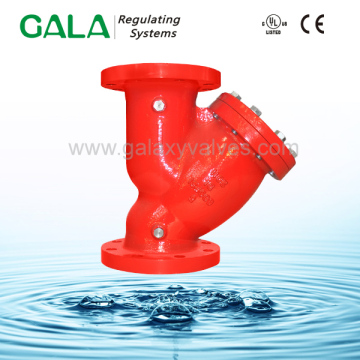 UL FM approved water strainer for fire protection