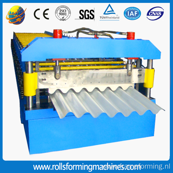 corrugated color steel roll forming machine