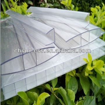 Hot 8mm polycarbonate hollow sheets and clear pc plastic panel