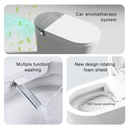 Intelligent Toilet: Advanced Features like Automatic Induction Flush, Integrated Sterilization, and Siphon Technology