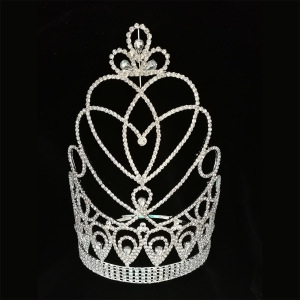 Wholesale Large Tara Rhinestone Pageant Crown