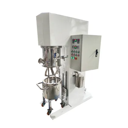 Hydraulic lifting Double planetary mixer