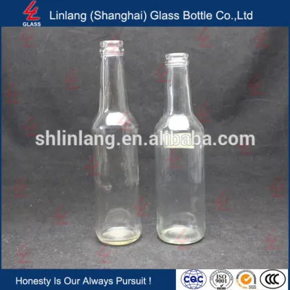 Wholesale Manufacturer Glass Bottle White Beer Glass Bottle