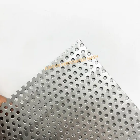 Galvanized perforated metal mesh sheet