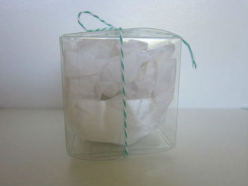 clear plastic gift box candy package design