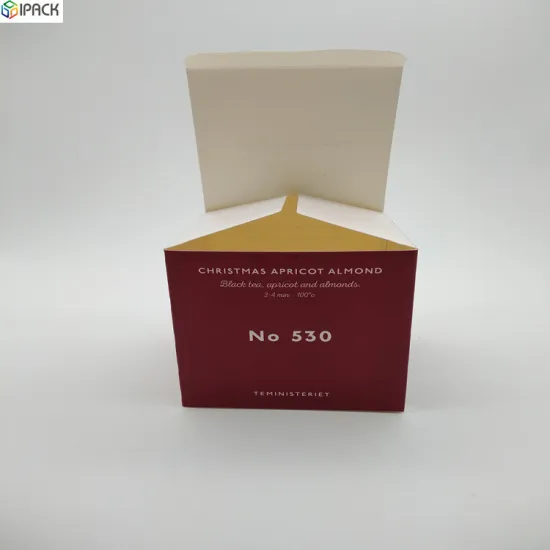 Custom Folding Paper Square White Card Box Packaging