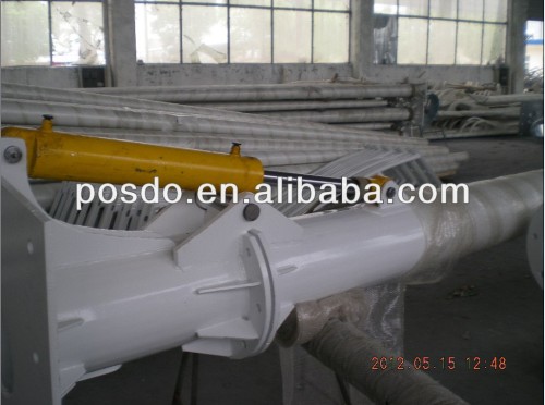 folding street pole,folded lighting pole,hydraulic lifting street poles,street poles,easy repair pole,lower price