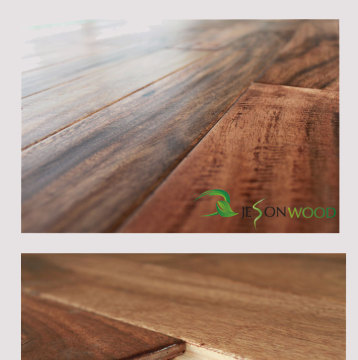Solid Small/Short Leaf Acacia hardwood flooring handscraped & distressed