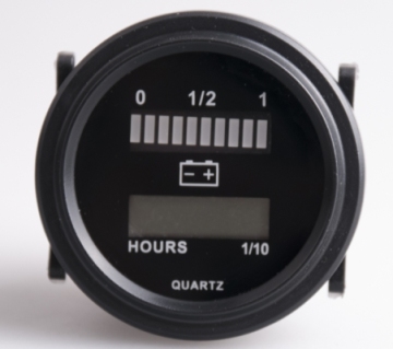 LED Battery Indicator with LCD Hour Meter