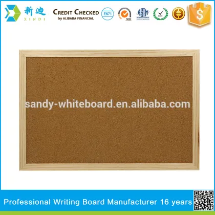 Wood Framed Cork Board Exporter bulletin board