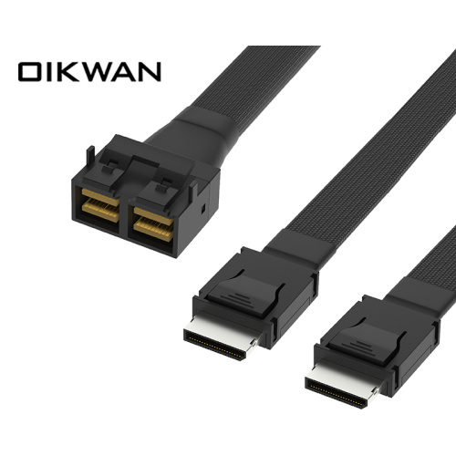 Minisas HD SFF-8643 8i a Oculink 2SFF-8611 Cable