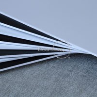 High Quality black and white Co-extruded plastic board for funiture
