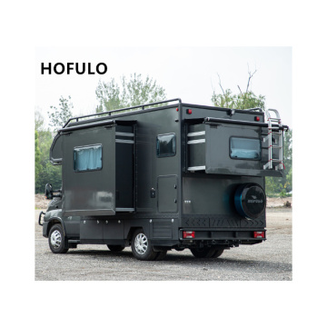 Hofulo Black Kingkong Luxury Motorhome RVs with expansion
