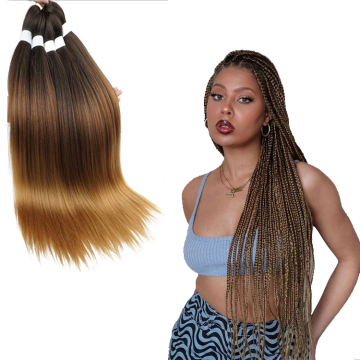 Clean Soft 26 Inch 90g For African Jumbo Crochet Braiding Hair Extension Synthetic Fiber Braid Box Pre Stretched Braiding Hair