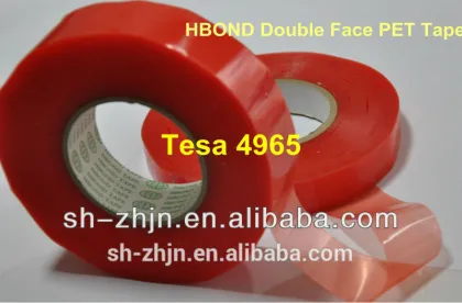 Similar with Tesa 4965 Double sided PET tape                
                                    Quality Assured