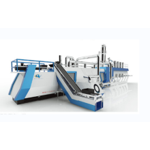 Continuous waste tyre pyrolysis machine