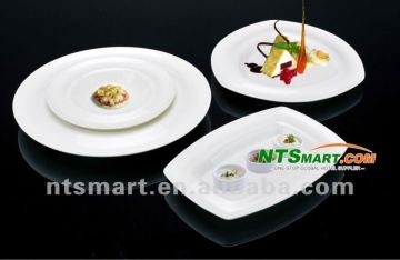 Porcelain dinnerware set, extremely white, used for hotels, restaurants and homes