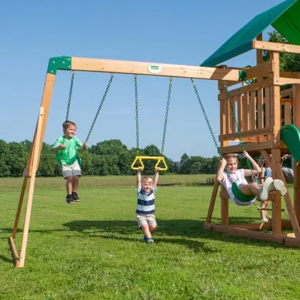 cedar Wooden childrens swings