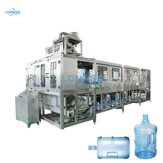 Automatic Water Filling Machine for 3-5 Gallon Barrels - Pure Mineral Water Packaging Line