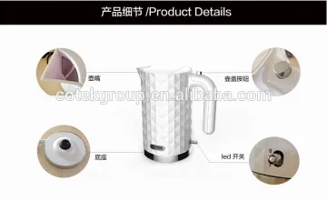 Best price hot selling 2200W best electric water kettle/ plastic kettle with GS approved/ 360 cordless kettle